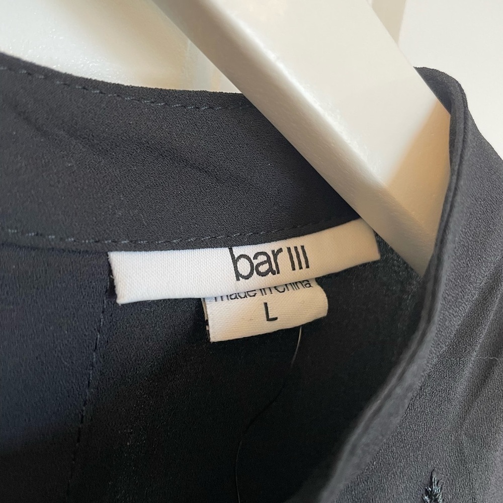 Bar III High Low Black Tunic - Picture 9 of 10